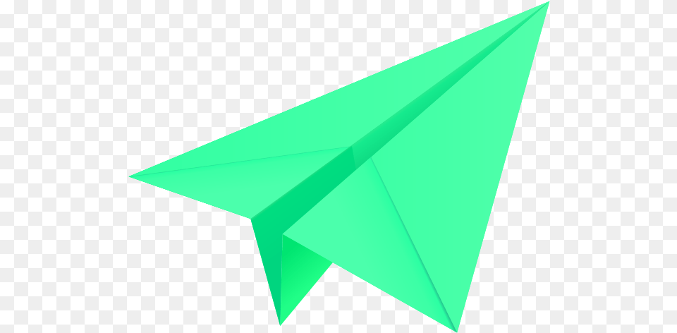 Download Light Green Paper Plane Aeroplane Vector Light Blue Paper Airplane, Art, Origami Free Transparent Png