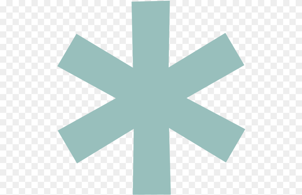 Light Green Star Le Creuset Pan Protectors, Cross, Symbol Free Png Download