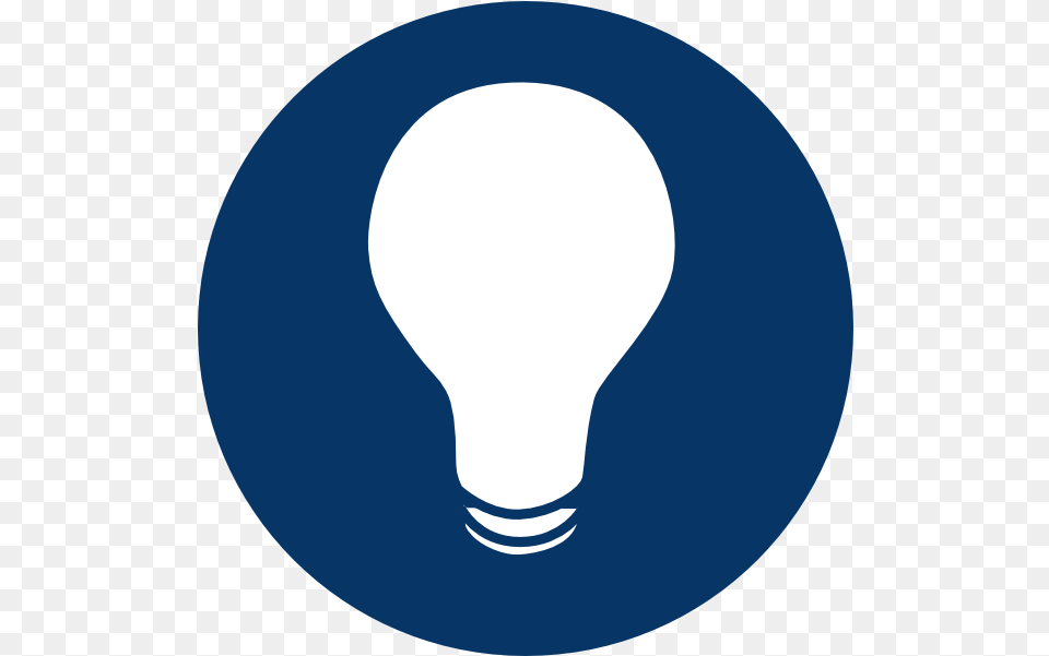Download Lightbulb Clipart Smart Blue Bulb Logo Light Bulb Icon Dark Blue, Astronomy, Moon, Nature, Night Png Image