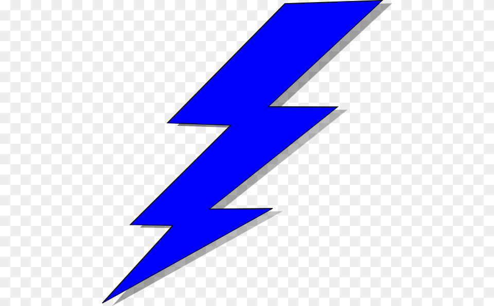 Lighting Bolt Blue Lightning Bolt Blue Lightning Bolt, Logo, Rocket, Weapon, Symbol Free Png Download