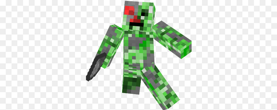 Download Like Maybe It Would Look This But Minecraft Creeper Robot, Green, Person Free Transparent Png