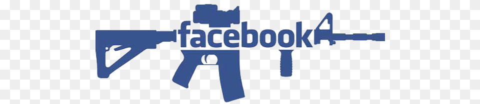 Like Us Ar 15 Vector Full Size Facebook Logo Gun, Firearm, Rifle, Weapon, Machine Gun Free Png Download