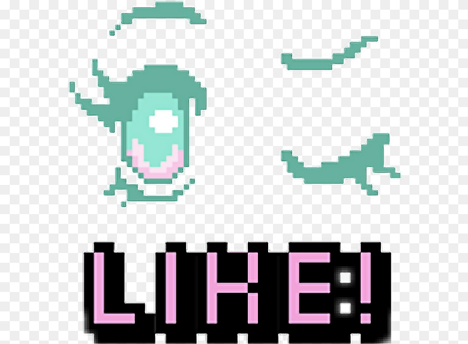 Download Like Wink Anime Eyes Animeeyes Anime Eyes Pixel, Art, Graphics Png