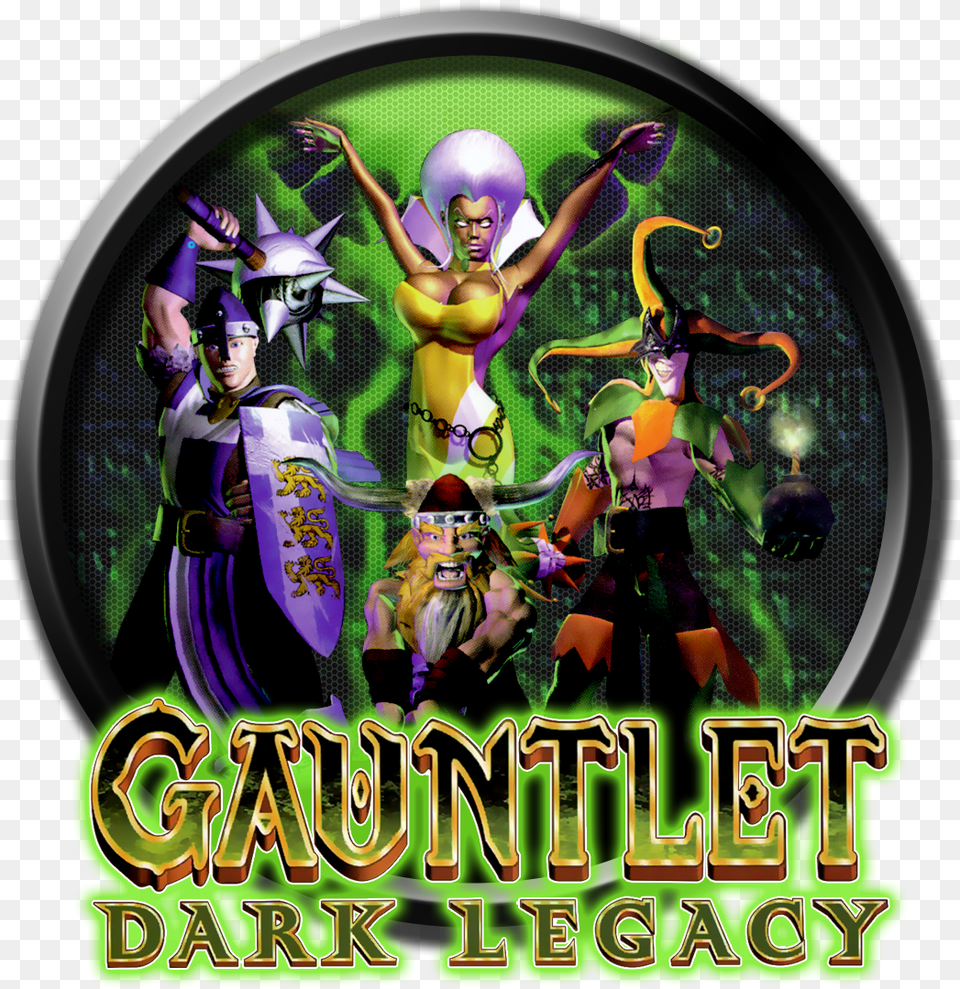 Download Liked Like Share Gauntlet Dark Legacy Playstation Gauntlet Dark Legacy Logo, Adult, Person, Female, Woman Free Png