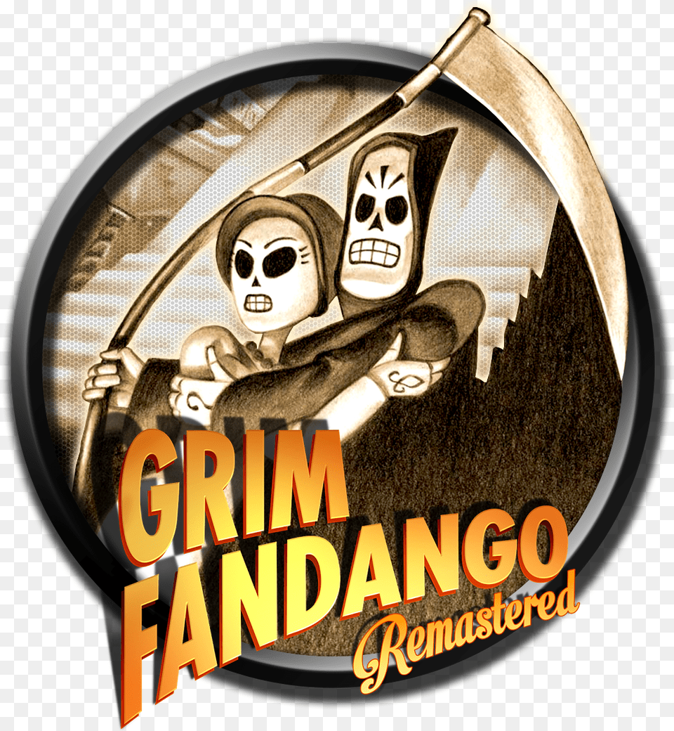Download Liked Like Share Peter Mcconnell Grim Fandango Grim Fandango Remastered Cover, Face, Head, Person, Baby Png Image