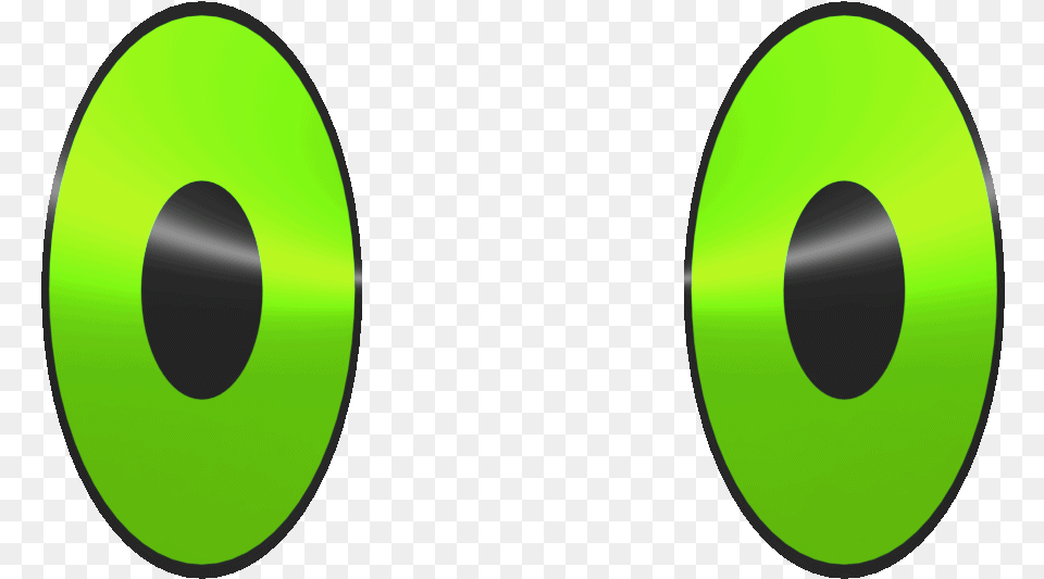 Download Lime Green Oval Eyes Circle, Disk, Dvd Free Transparent Png