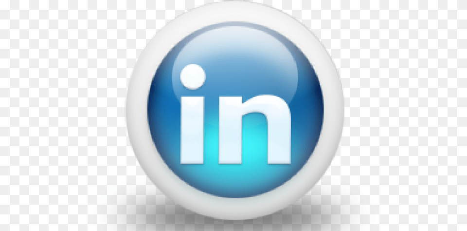 Download Linkedin Clipart Linkedin Icon Full Logo Twitter 3d Circle, Badge, Symbol, Disk Png Image