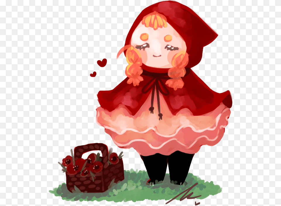 Little Red Riding Hood Illustration, Birthday Cake, Cake, Food, Cream Free Png Download
