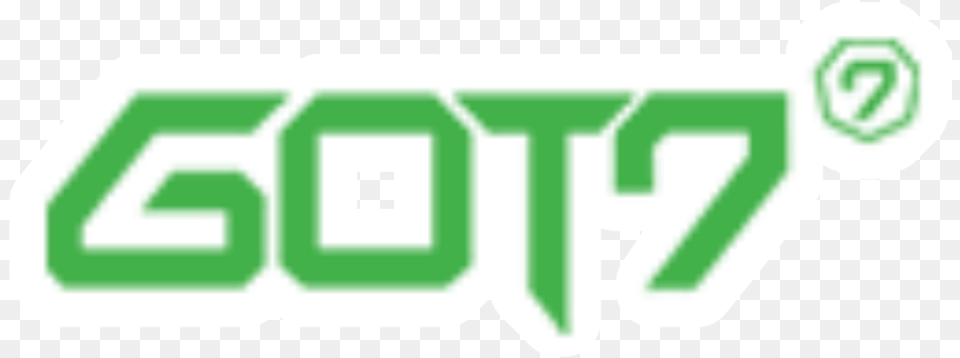 Logo Got7 Image With No Got7 Logo Green Sticker Free Png Download