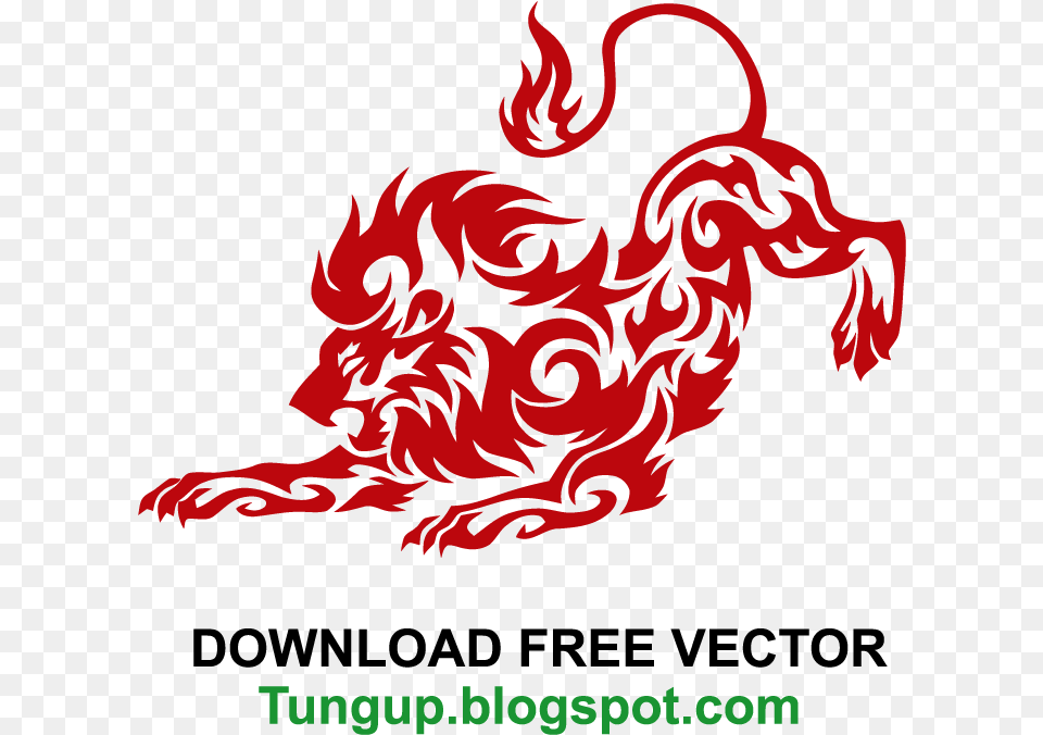 Download Logo Lion Abstract Nice Tung Up Tribal Lion Tattoo, Adult, Dragon, Female, Person Free Png