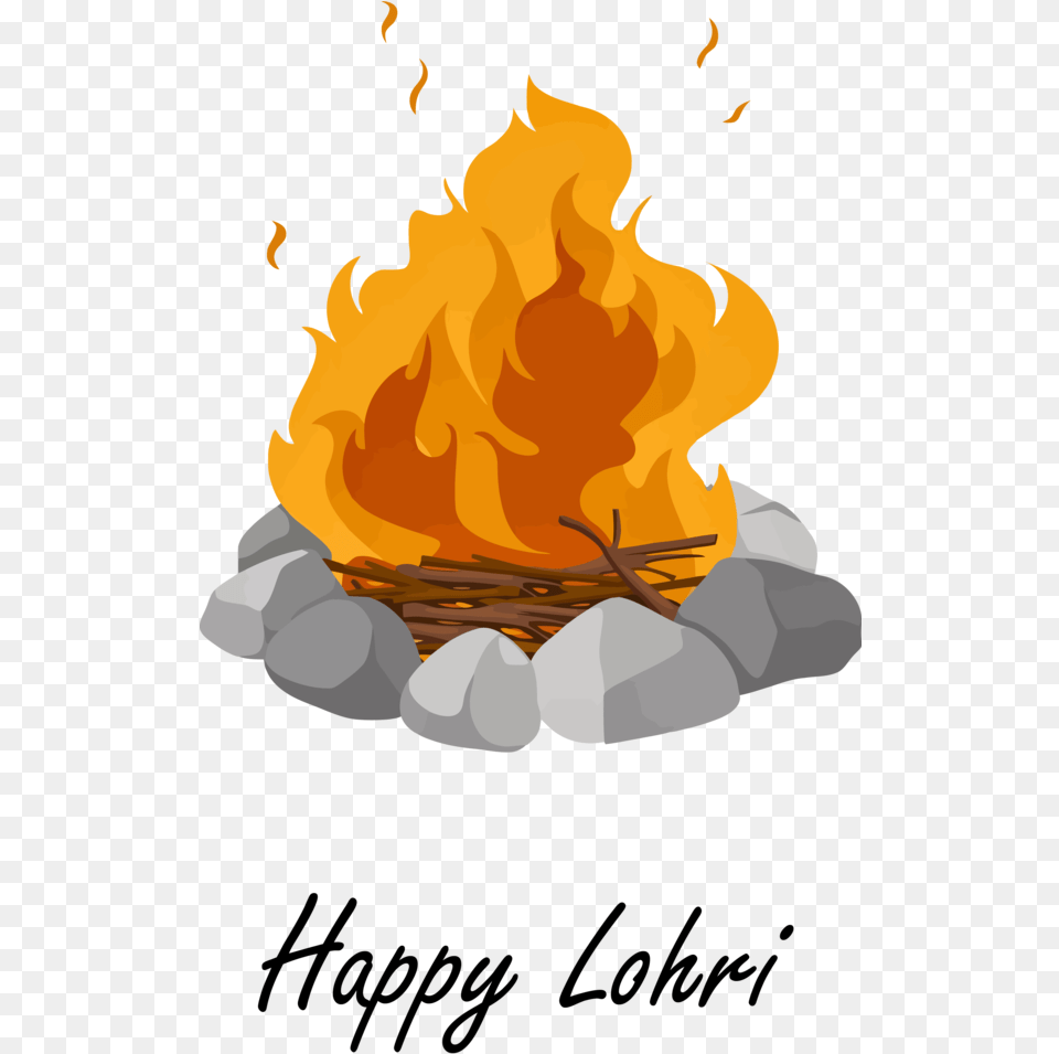 Lohri Leaf Tree Logo For Happy 2020 Hq Camp Fire With White Background, Flame, Bonfire, Baby, Person Free Png Download