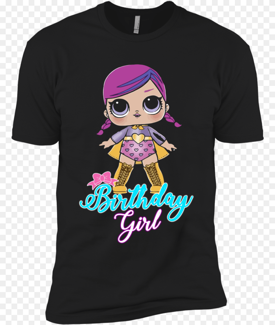 Download Lol Surprise Dolls Birthday Magliette Per Lol Birthday Shirt Svg, Clothing, T-shirt, Baby, Person Free Png