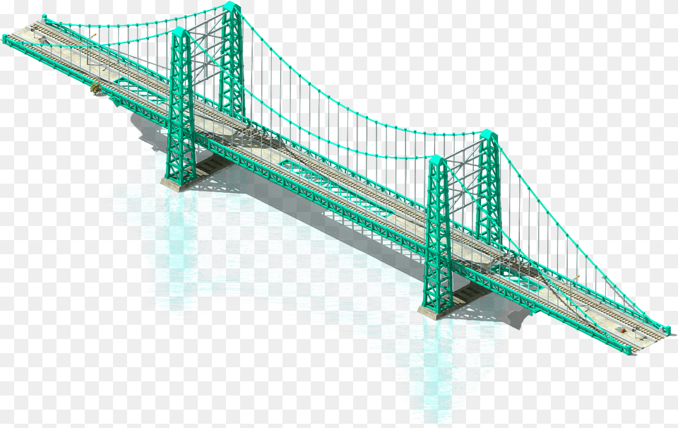 Download Long Bridge Image For Green Bridge, Suspension Bridge Png