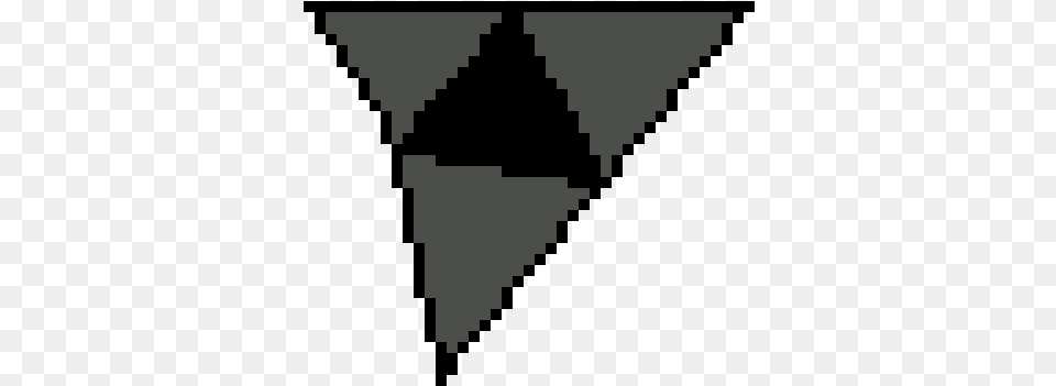 Lorule Triforce Dark J Full Size Pixel Art Water Drop, Triangle, Arrow, Arrowhead, Weapon Free Png Download