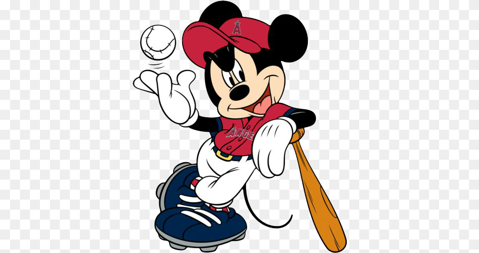 Download Los Angeles Angels Logo Mickey Mouse Chicago Mickey Mouse Baseball Mets, People, Person, Team, Sport Free Transparent Png