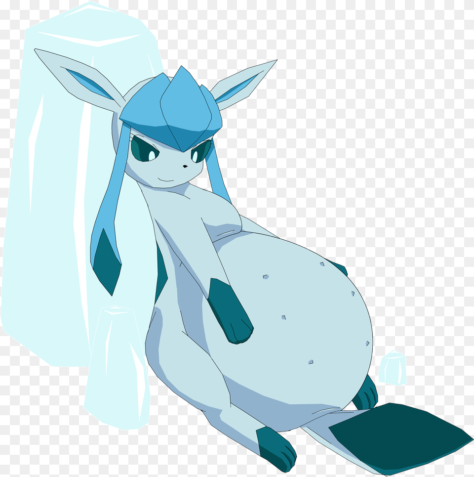 Download Lost Art Of The Pokemon Glaceon Pregnant Pregnant Pokemon Glaceon, Person, Face, Head, Animal Png Image