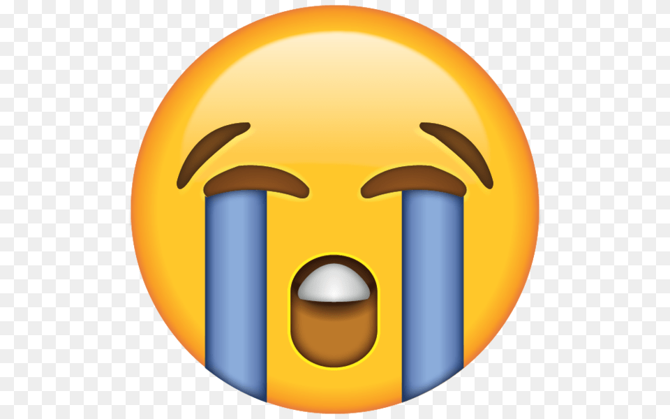 Download Loudly Crying Face Emoji Emoji Island, Sphere, Logo, Astronomy, Moon Png