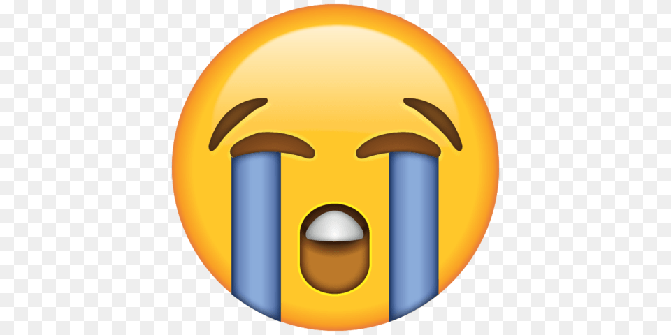 Download Loudly Crying Face Emoji Emoji Island, Sphere, Logo, Astronomy, Moon Free Png