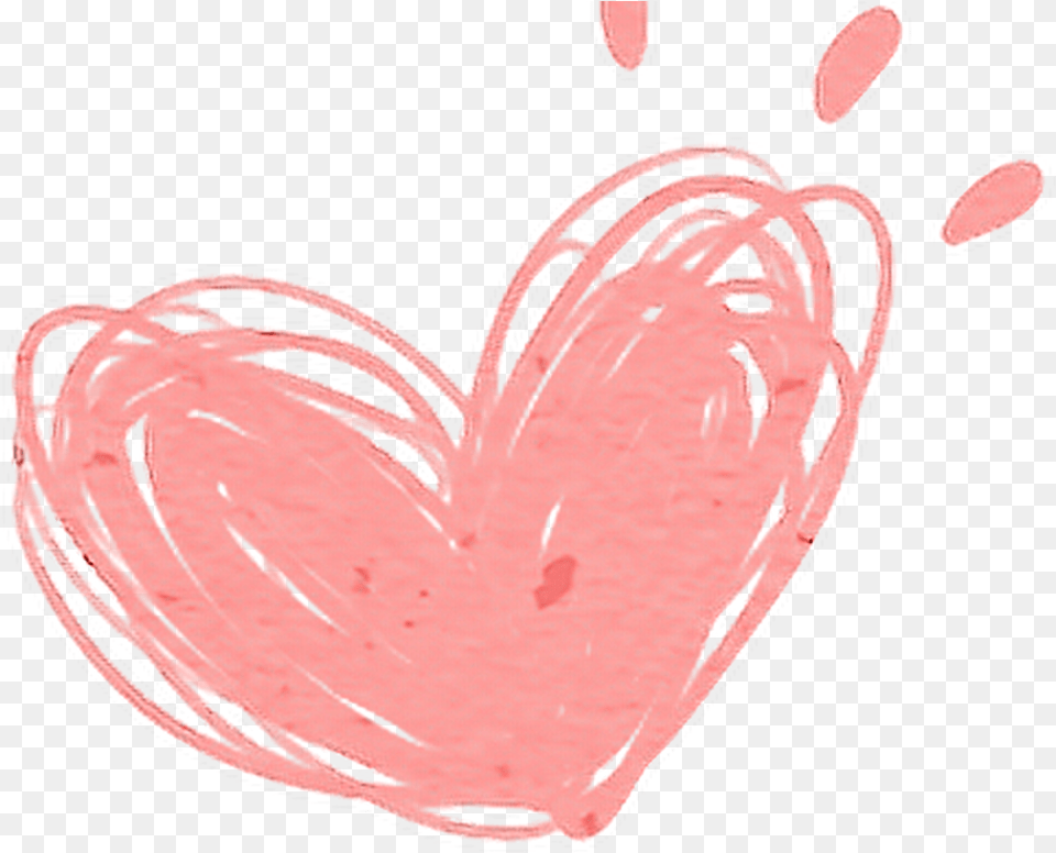 Download Love Cute Heart Hearts Pink Lovely Peach Peachy Cute Transparent Background Heart, Face, Head, Person, Flower Free Png
