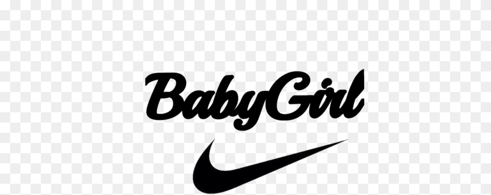 Love Cute Nike Babygirl Logo Cyber Savage Girl Tumblr Drawing, Text, Handwriting, Calligraphy Free Png Download