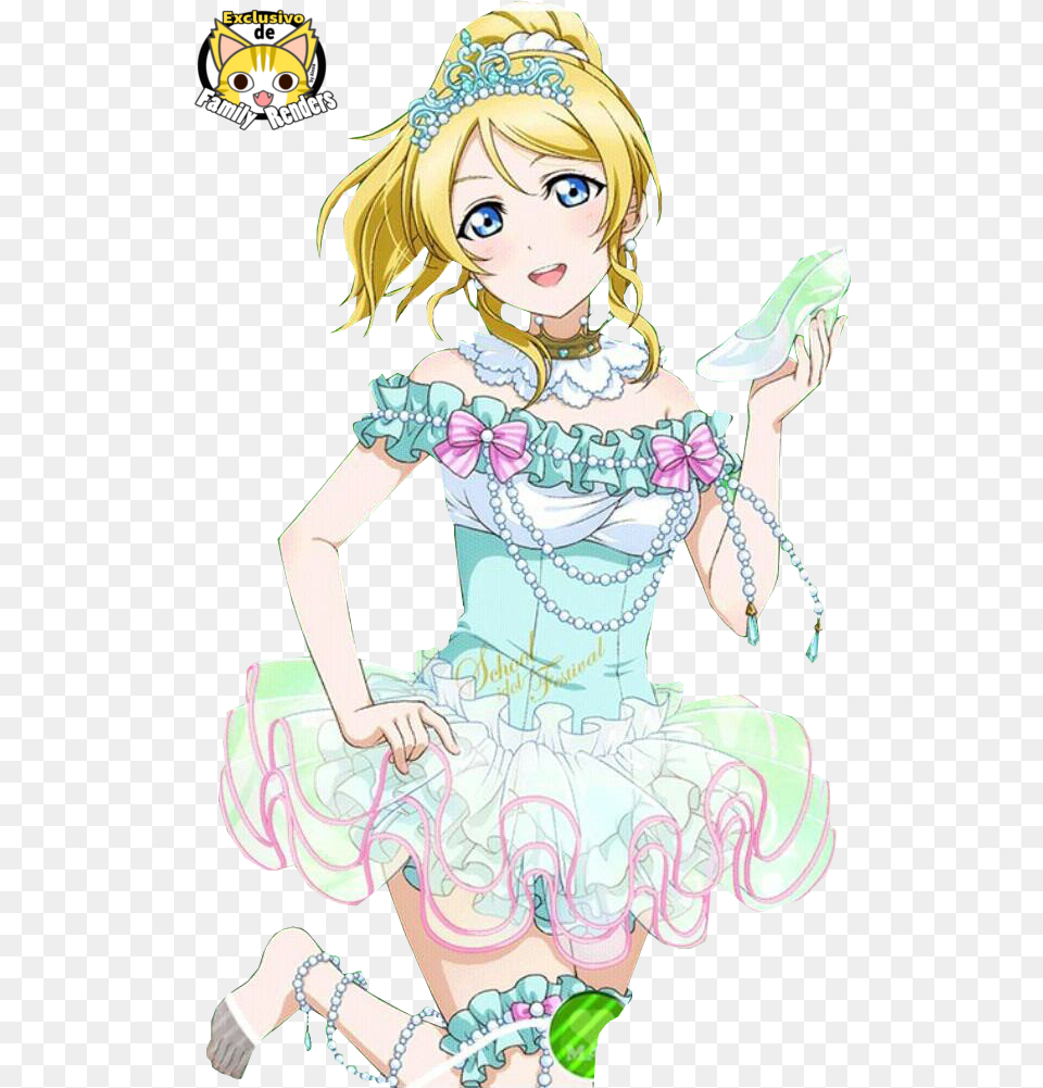 Download Love Live Eli Love Live Eli Ayase Shool Project Cartoon, Book, Publication, Comics, Female Png Image