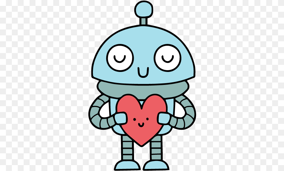 Download Love Robot Buddy Mascot Image With No Robot, Face, Head, Person, Baby Free Transparent Png