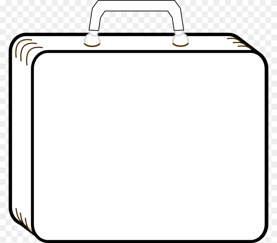 Download Luggage Black And White Clipart Baggage Suitcase Clip Art, Bag, Briefcase Free Transparent Png