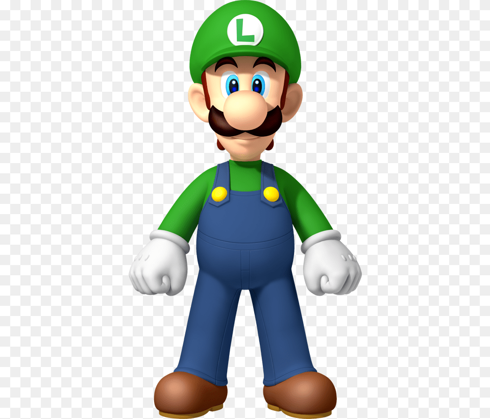 Download Luigi File For Designing Projects New Super Mario Bros Wii Luigi, Baby, Person, Game, Super Mario Png Image