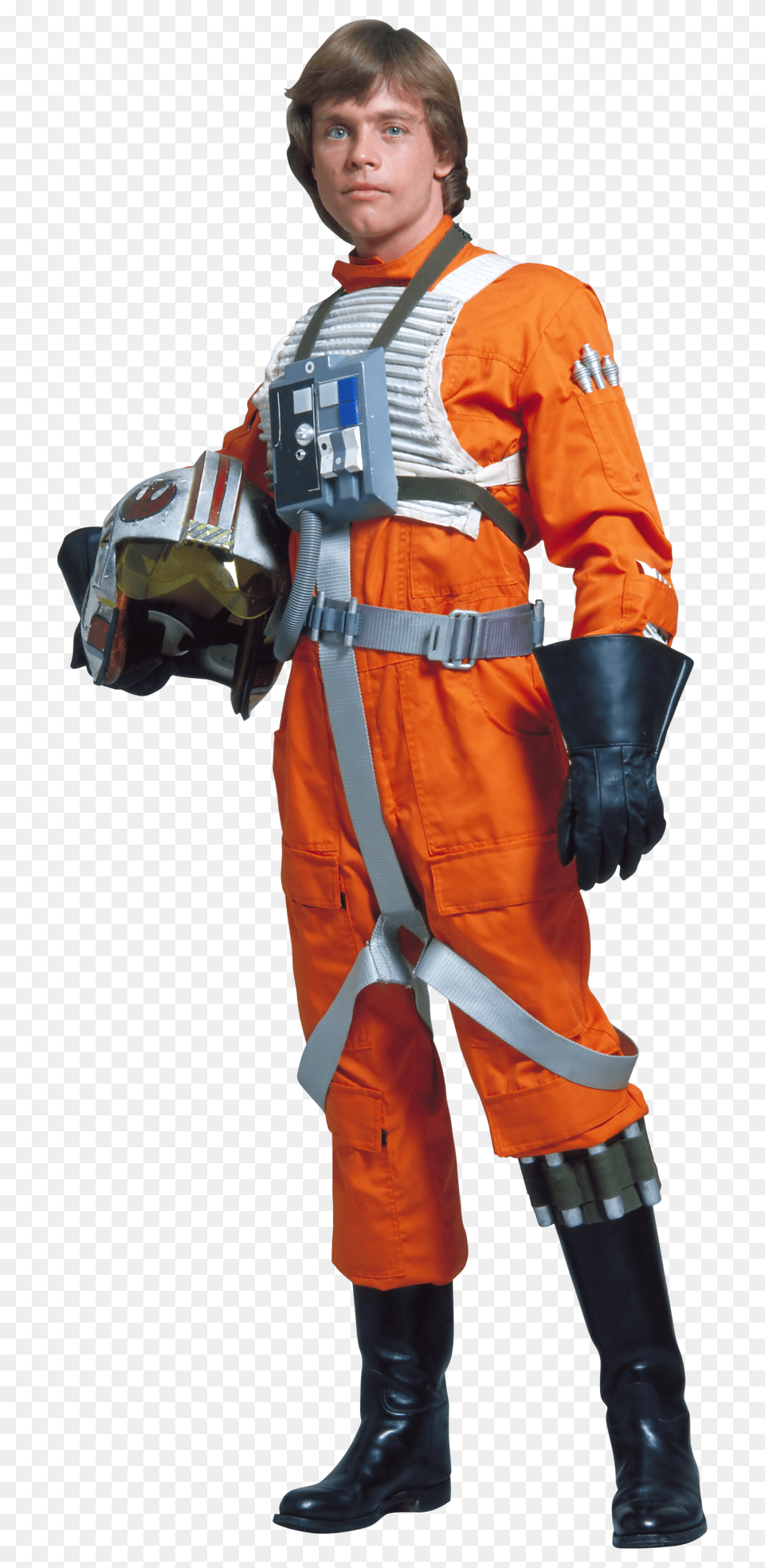 Download Luke Skywalker Rebel Pilot X Wing Pilot Costume, Clothing, Person, Adult, Man Png Image
