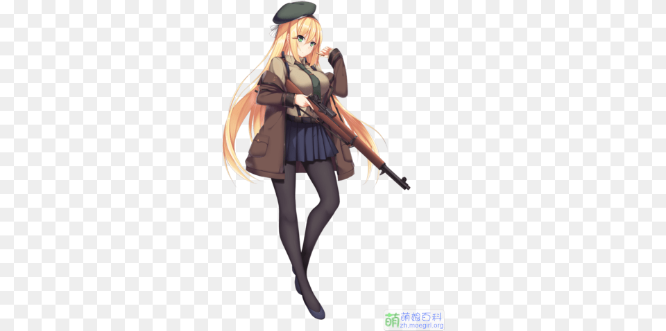 Download M1 M1 Garand Anime Girl, Book, Publication, Comics, Manga Png Image