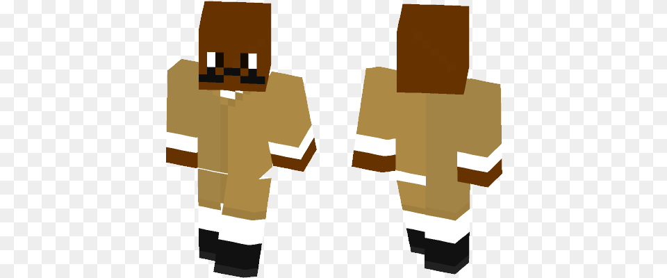 Mace Windu With A Mustache Minecraft Skin Dark Arrow, Clothing, Coat Free Png Download