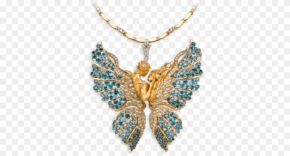 Download Magerit Butterfly Lovers Hd Butterfly Lovers Necklace, Accessories, Jewelry, Diamond, Gemstone Free Png