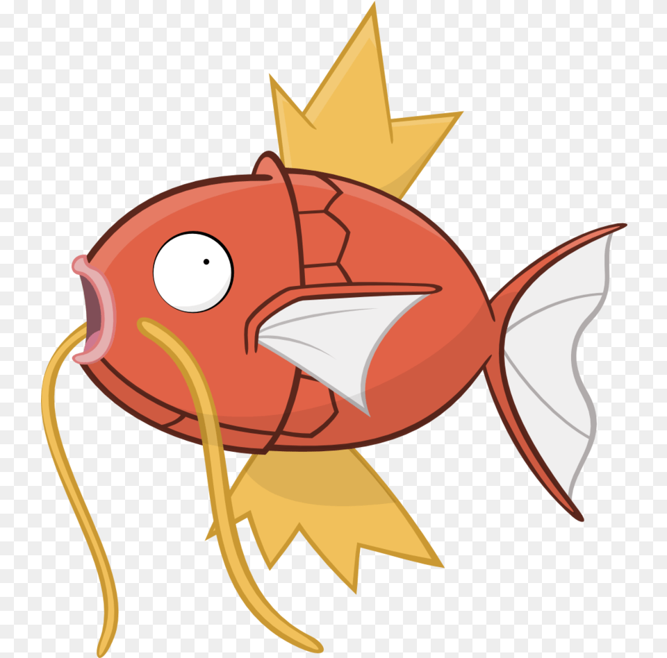 Download Magikarp Cartoon, Animal, Sea Life, Fish, Shark Png Image