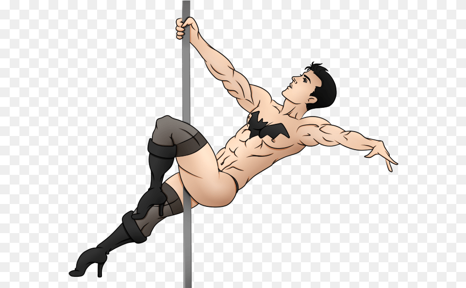 Male Cartoon Full Stripper Bat, Adult, Female, Person, Woman Free Png Download