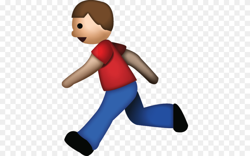 Download Man Running Emoji Emoji Island, Clothing, Pants, Baby, Person Png Image