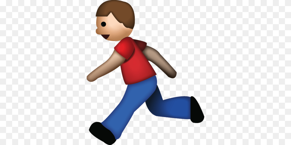 Download Man Running Emoji Emoji Island, Clothing, Pants, Person, Walking Free Png