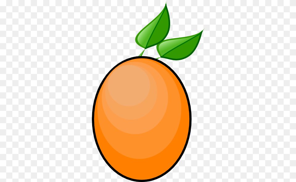 Download Mango Clipart Transparent Orange Mango Clipart, Produce, Citrus Fruit, Food, Fruit Png Image