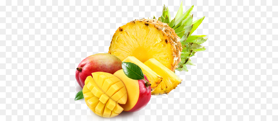 Mango Pineapple Fruit, Food, Plant, Produce, Ball Free Png Download