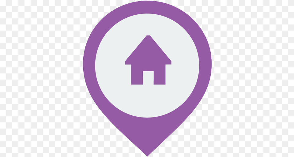 Download Map Google Icons House Maps Home Pin Google Maps, Purple, Badge, Logo, Symbol Png Image