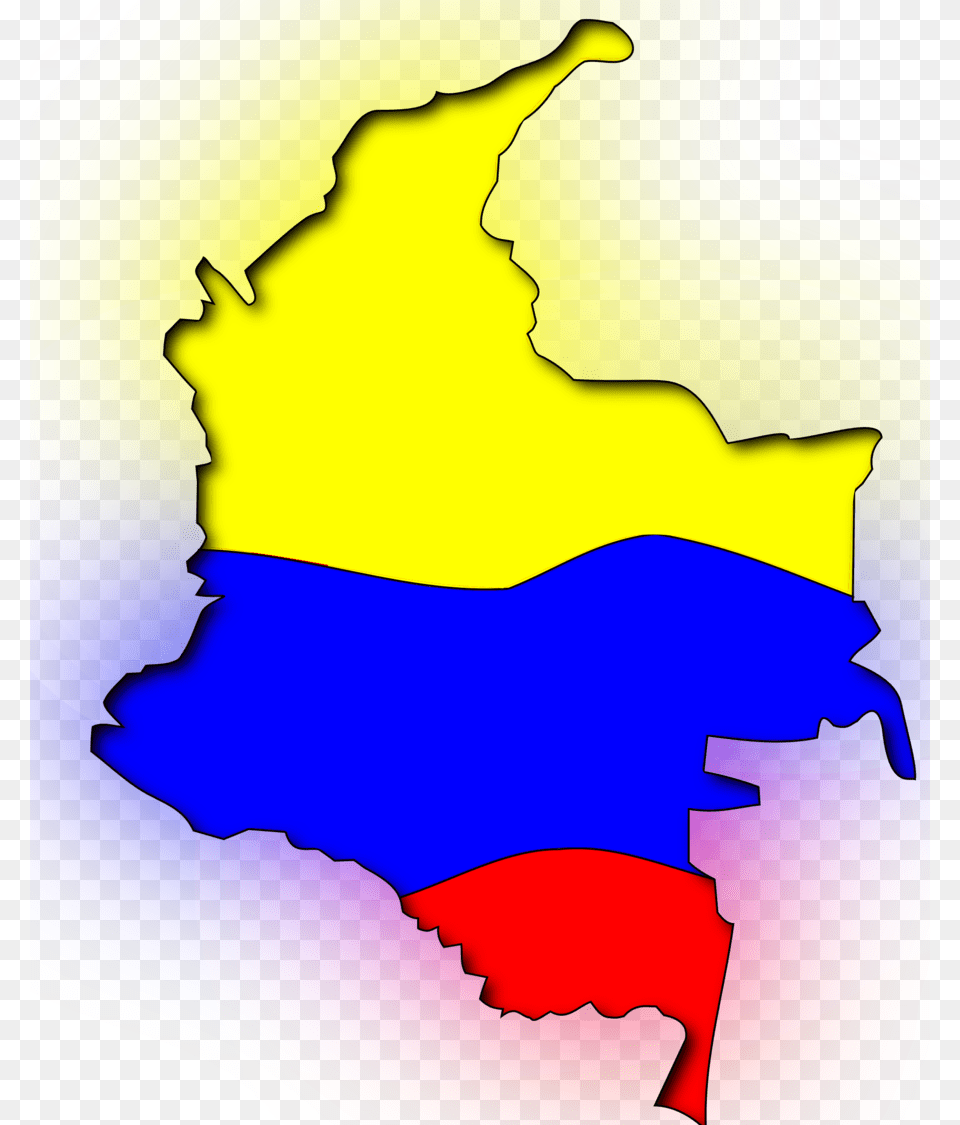 Download Mapa De Colombia Bandera Clipart Flag Of Colombia Clip, Baby, Chart, Person, Plot Png