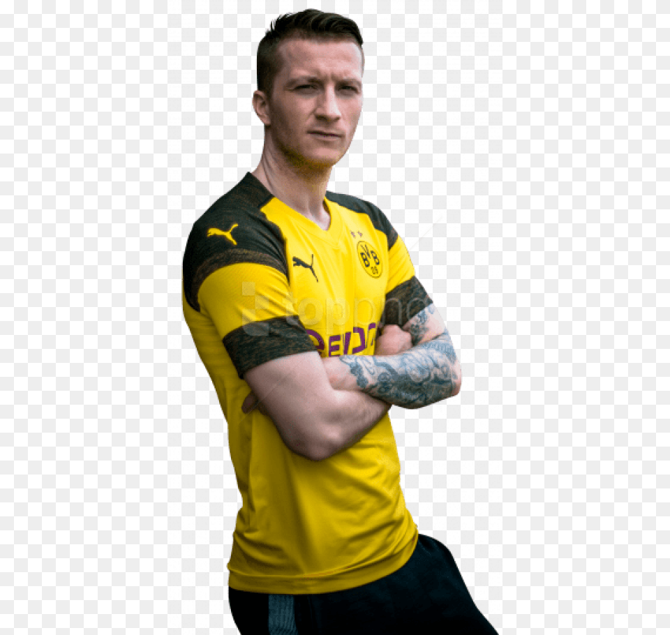 Download Marco Reus Images Background Marco Reus Wallpaper 2019, Tattoo, T-shirt, Skin, Clothing Png