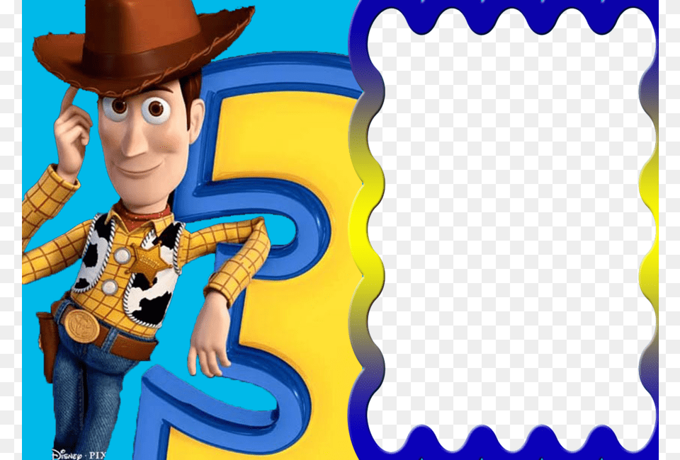 Download Marcos De Toy Story Clipart Toy Story Sheriff Woody Buzz, Clothing, Hat, Baby, Person Free Transparent Png