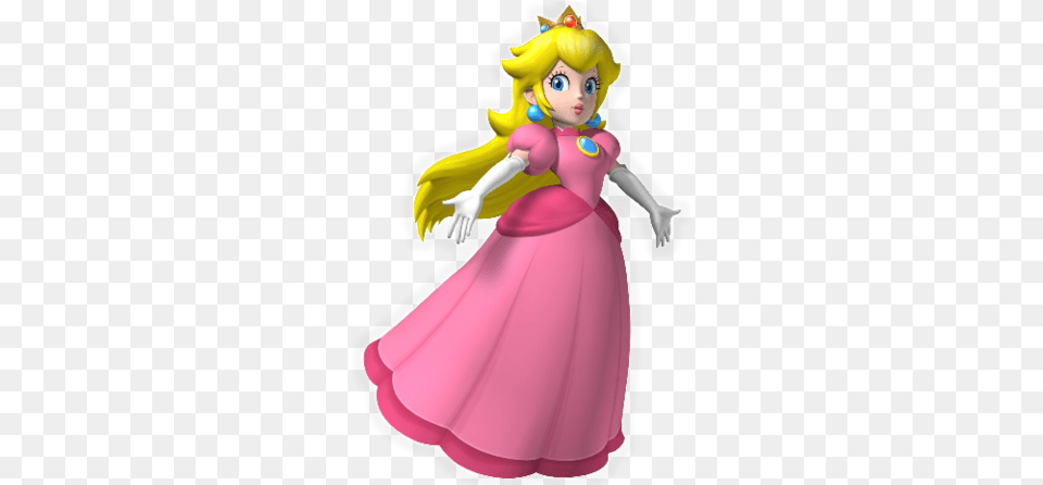 Download Mario One Of The Most Popular Video Game New Super Mario Bros U Peach, Doll, Toy, Figurine, Baby Png Image