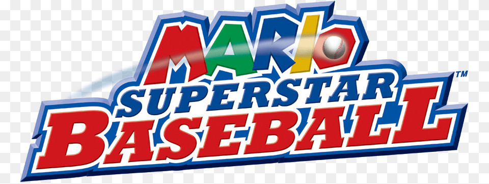 Download Mario Superstar Baseball Logo Mario Superstar Baseball Logo, Ball, Baseball (ball), Sport Free Png
