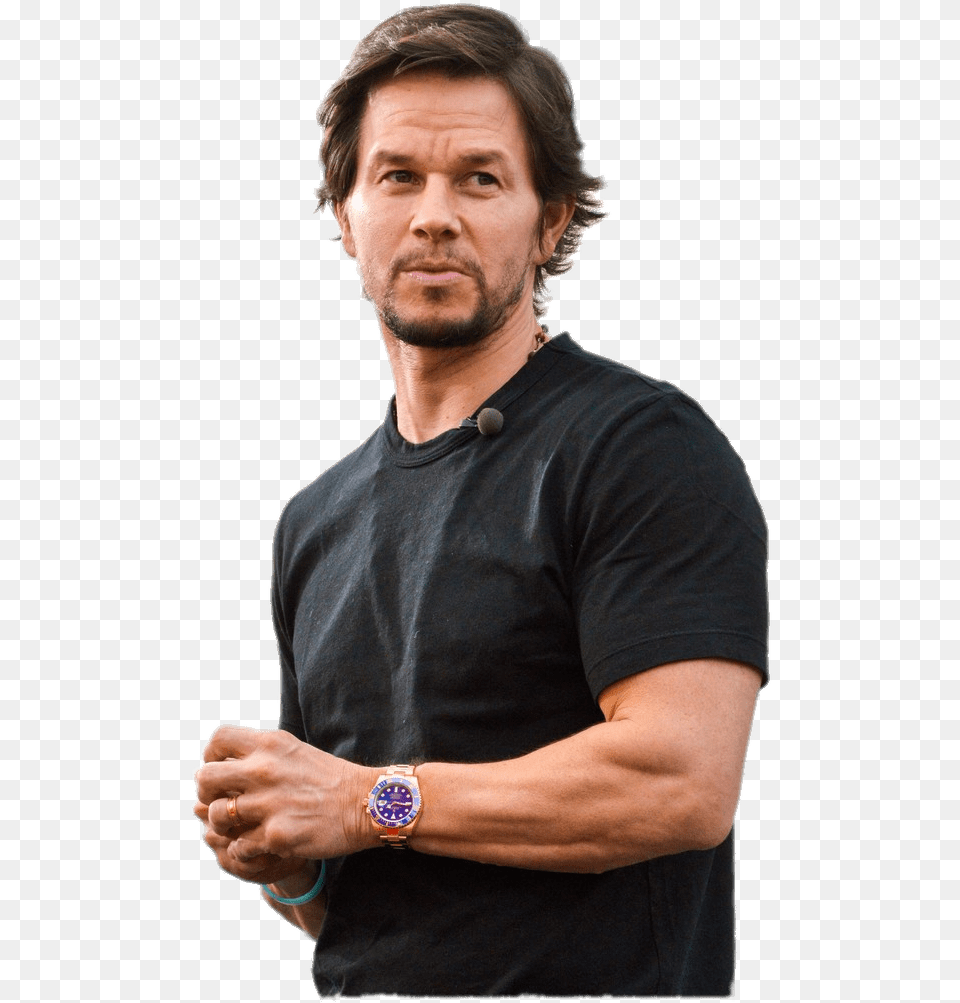 Download Mark Wahlberg Italian Job, Man, Male, Wrist, Person Free Transparent Png