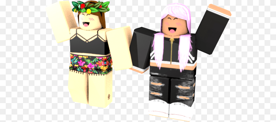Download Me And My Best Friend Roblox Best Friend Gfx Roblox Friend, Box, Cardboard, Carton, Face Png Image