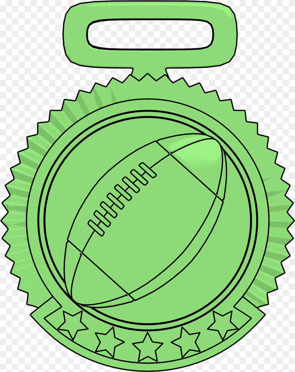 Download Medal Ball Football Logo Circle Clipart Circle, Ammunition, Grenade, Weapon Png Image