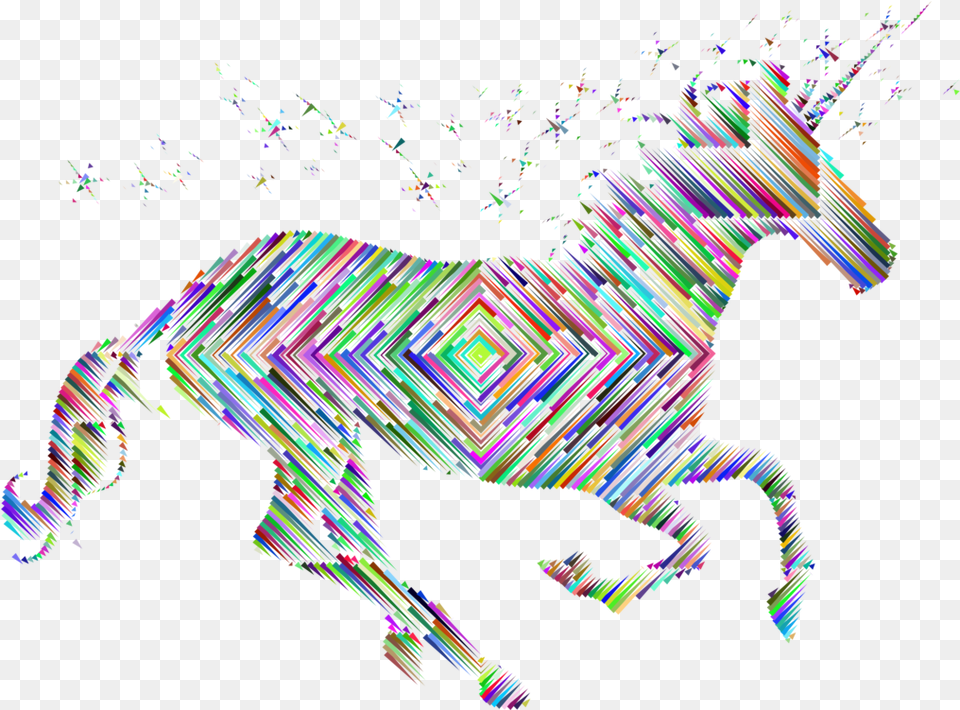 Download Medium Unicorn Silhouette Line Unicorn, Art, Graphics, Animal, Mammal Free Png