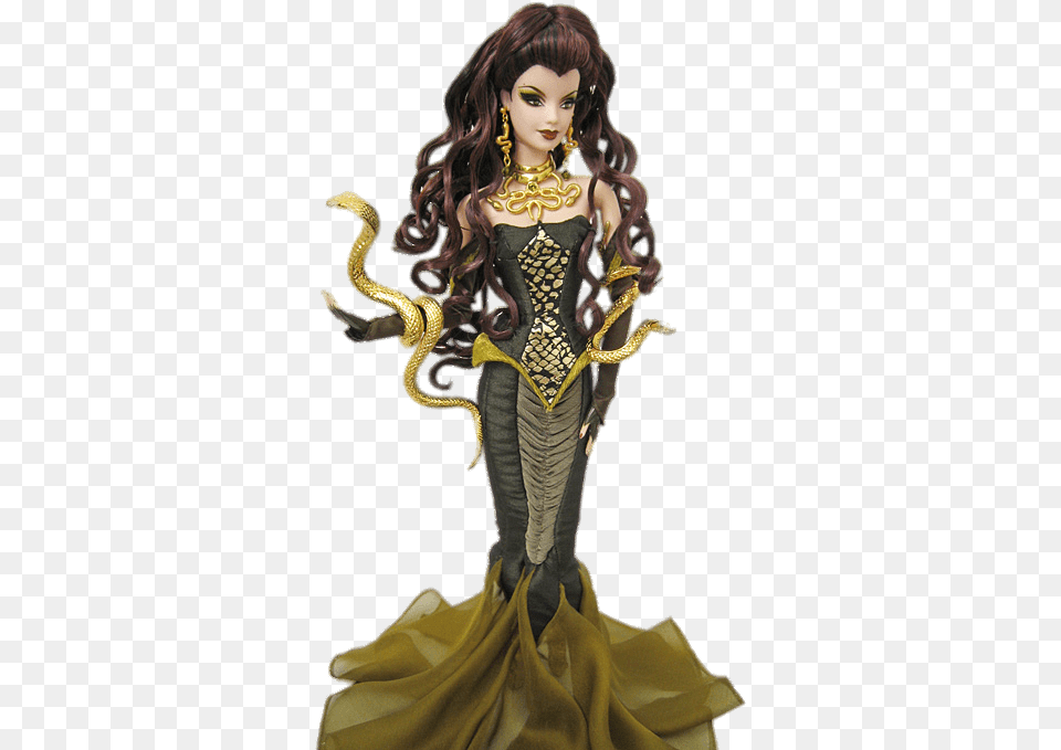 Download Medusa Barbie, Figurine, Adult, Person, Female Png Image