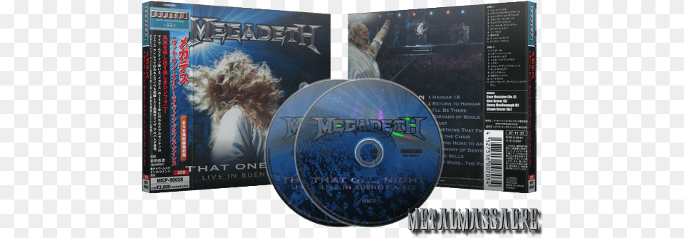 Download Megadeth Album Megadeth That One Night Live Pc Game, Disk, Dvd, Adult, Female Free Png